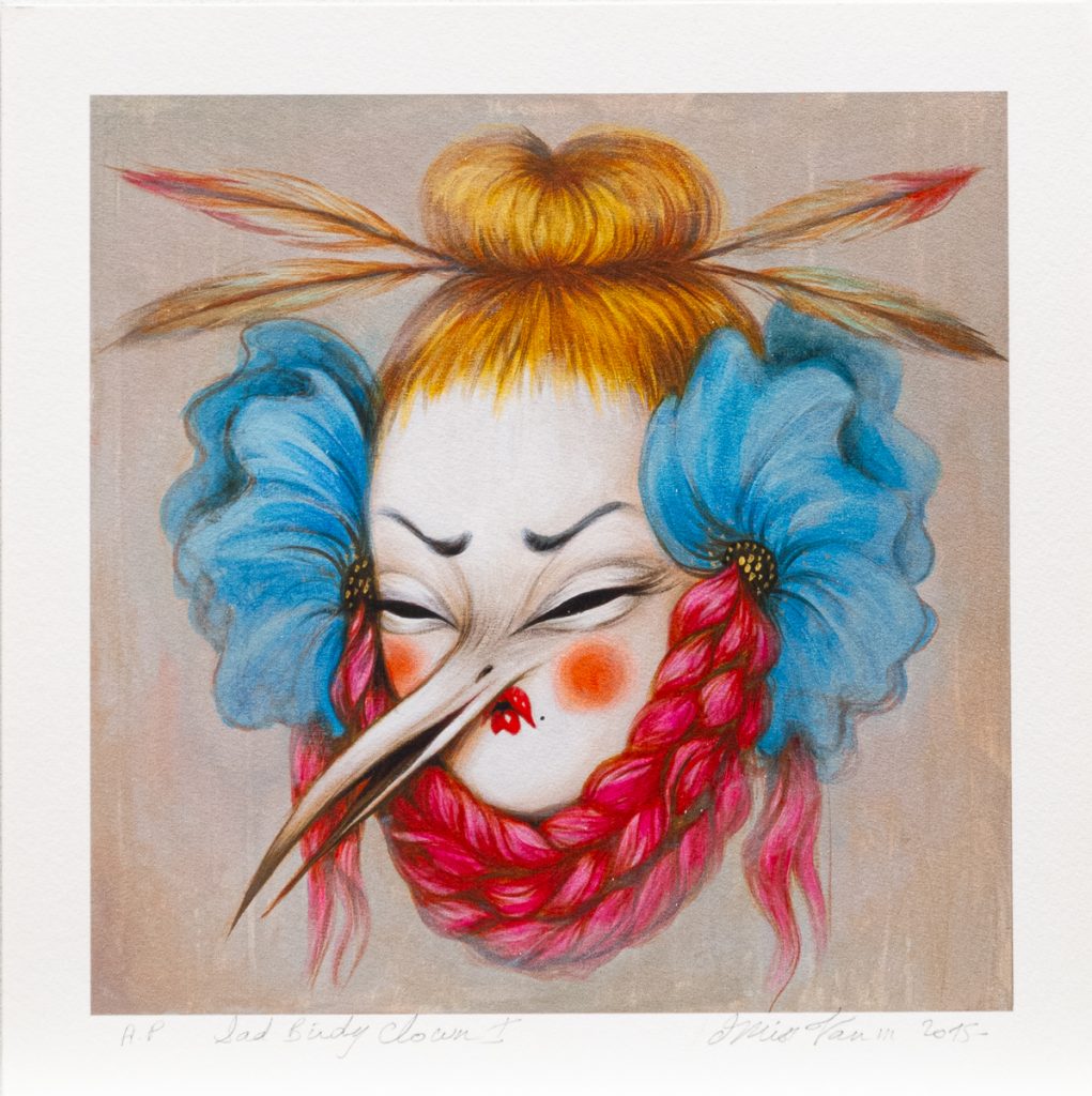Sad Birdy clown I - Miss Van