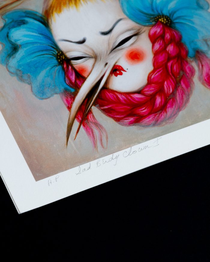 Sad Birdy clown I - Miss Van