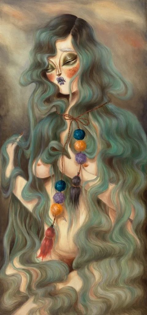 Overflowing Bluehair Muse - Miss Van