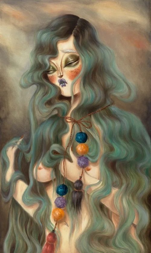 Overflowing Bluehair Muse - Miss Van
