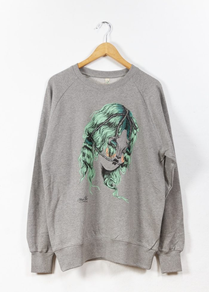 Greenhair Grey Sweater - M