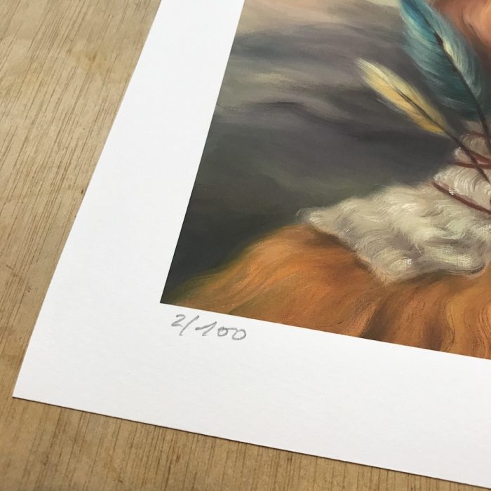 Flaming Hair Portrait - Image 3