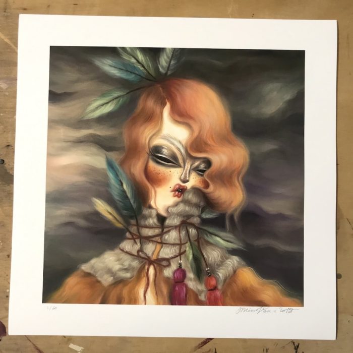 Flaming Hair Portrait - Image 2