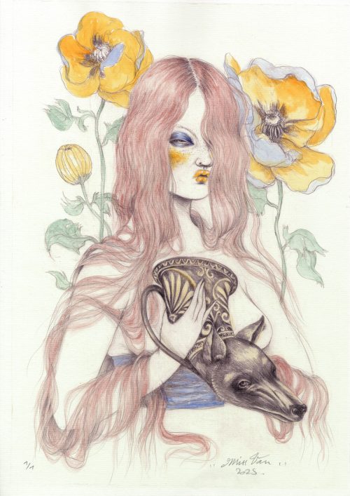 Lady with Poppies - Miss Van