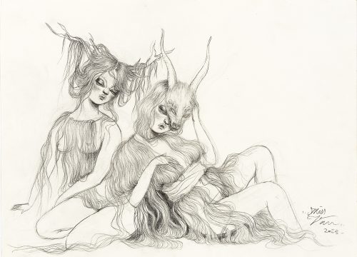 Two Hairy Muses - Miss Van
